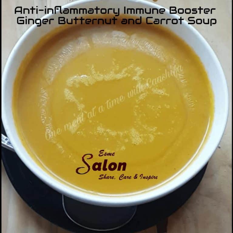 Anti-inflammatory Immune Booster Ginger Butternut and Carrot Soup