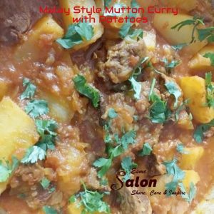 Malay Style Mutton Curry with Potatoes