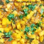 Potato and Spinach Vegetable Curry