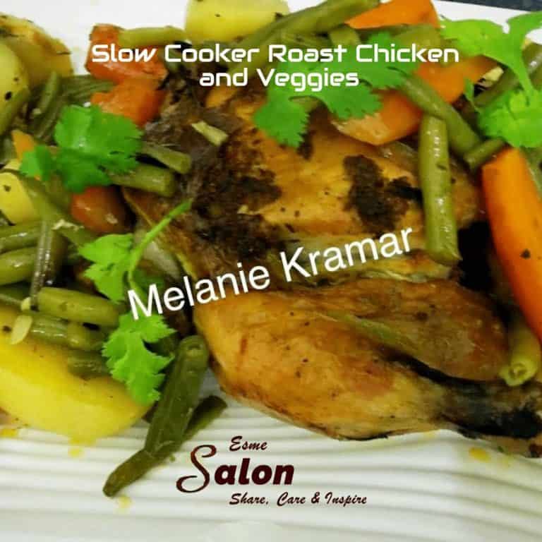 Slow Cooker Roast Chicken and Veggies