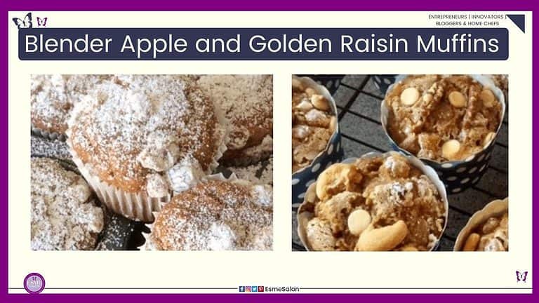 an image of muffins in cupcake holders some dusted with icing sugar and others topped with nuts