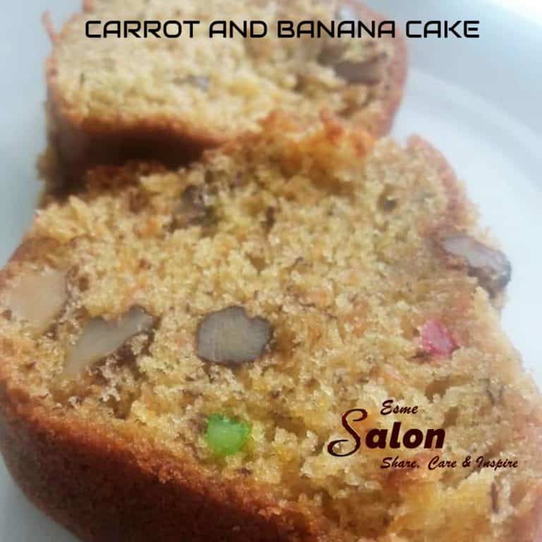 CARROT AND BANANA CAKE