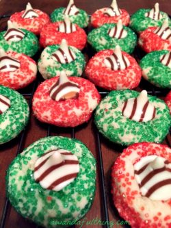 Hershey Kiss Christmas Cookies