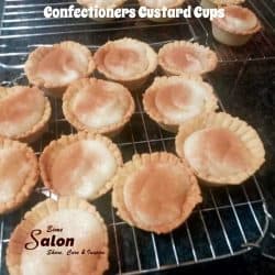 Confectioners Custard Cups with filling