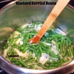 Mustard Curried Pickled Beans 