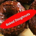 Baked Doughnuts with Chocolate Glaze made with buttermilk iso cream