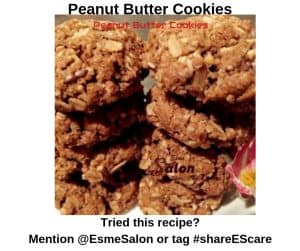 Home-tried Peanut Butter Cookies