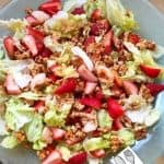Litchi and Strawberry Salad