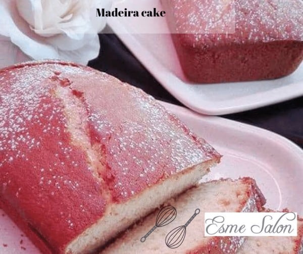 Madeira cake with 2 whisks