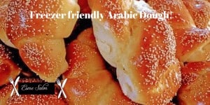 Arabic Dough topped with sesame seed