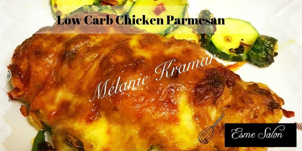 Nicely baked Low Carb Chicken Parmesan