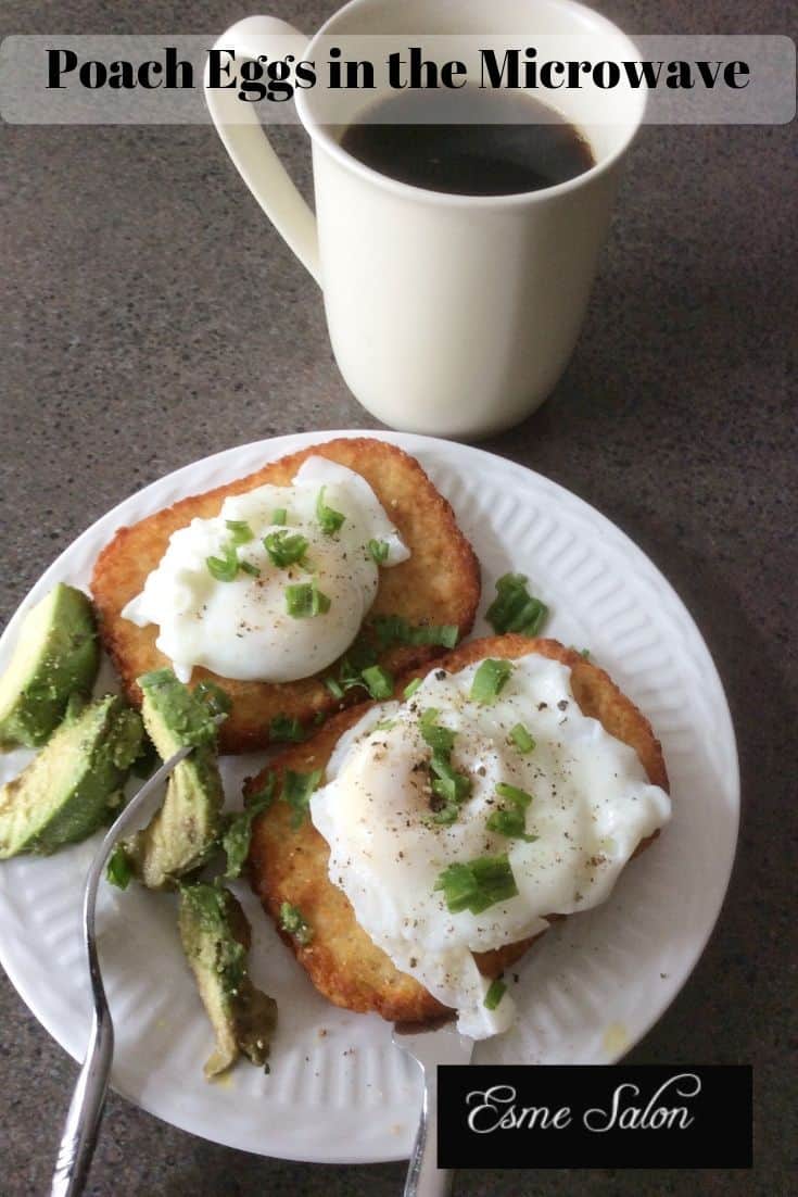 How to Poach Eggs in the Microwave • Esme Salon