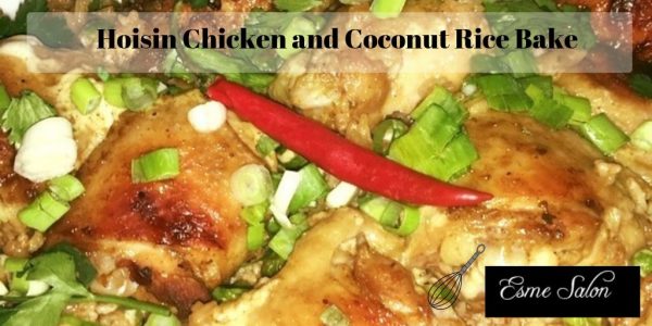 Hoisin Chicken and Coconut Rice Bake
