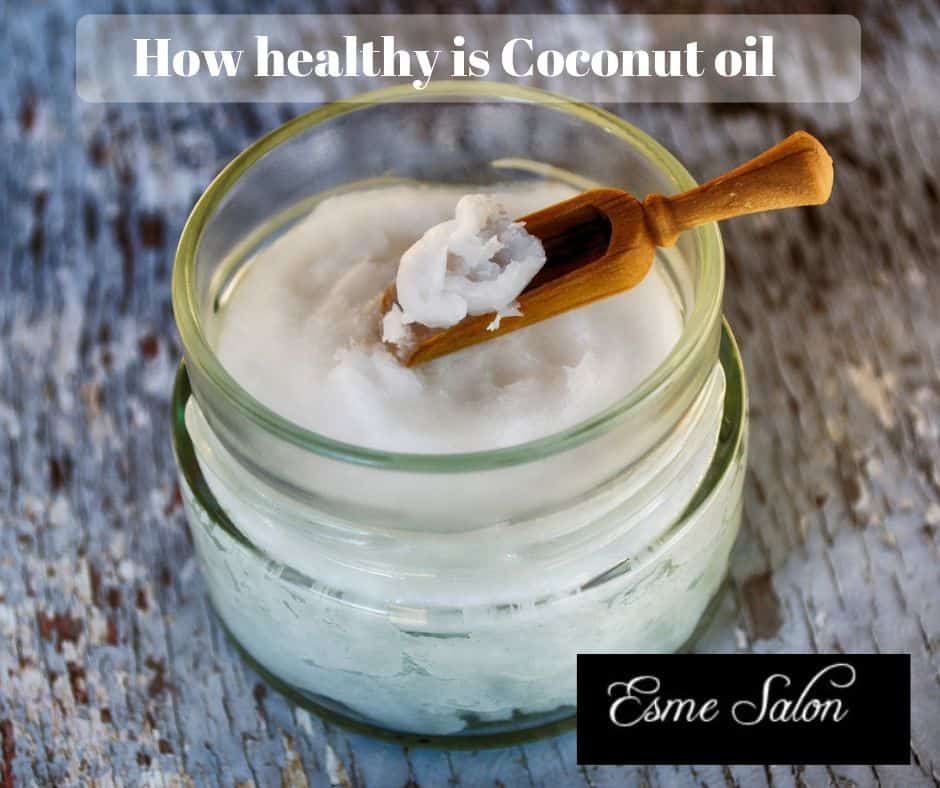 Glass Jar with Coconut oil