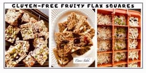 Gluten-free Fruity Flax Squares
