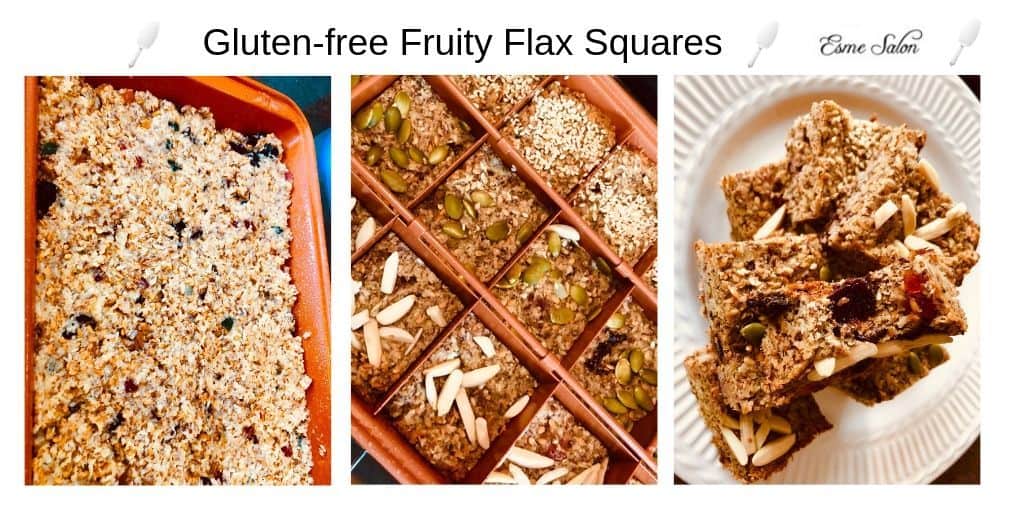 Gluten-free Fruity Flax Squares