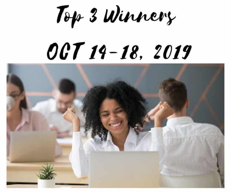 Top 3 winners