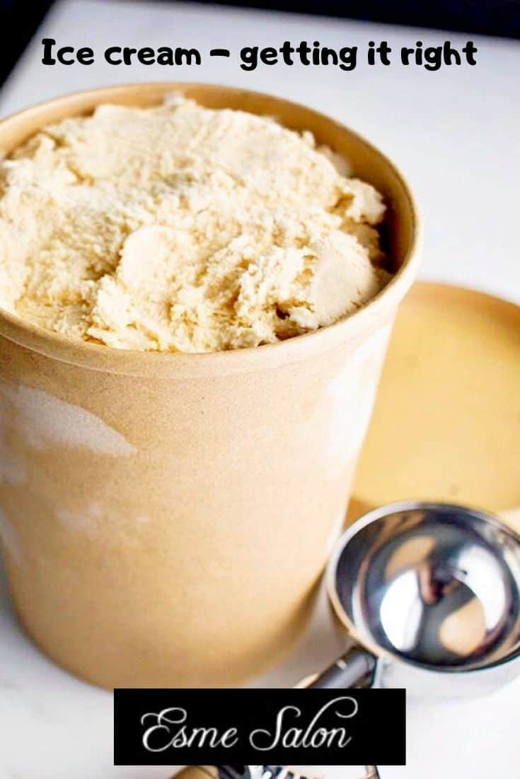 Ice cream in a canister