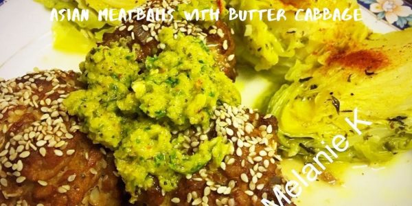 Asian Meatballs with Butter Cabbage