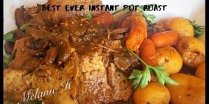 Rump Roast with parseley, carrots and potatoes