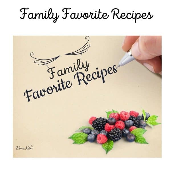Family Favorite Recipes eBook