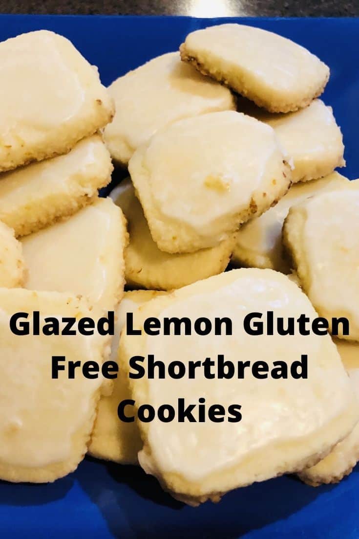 Glazed Lemon Gluten Free Shortbread Cookies • Esme Salon