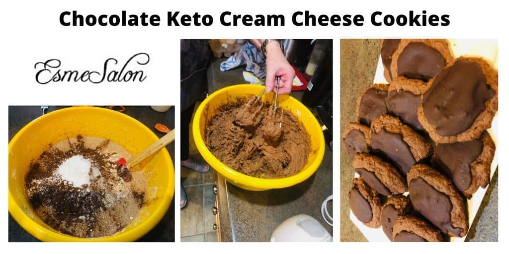 Chocolate Keto Cream Cheese Cookies