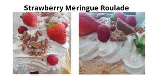 Strawberry Meringue Roulade