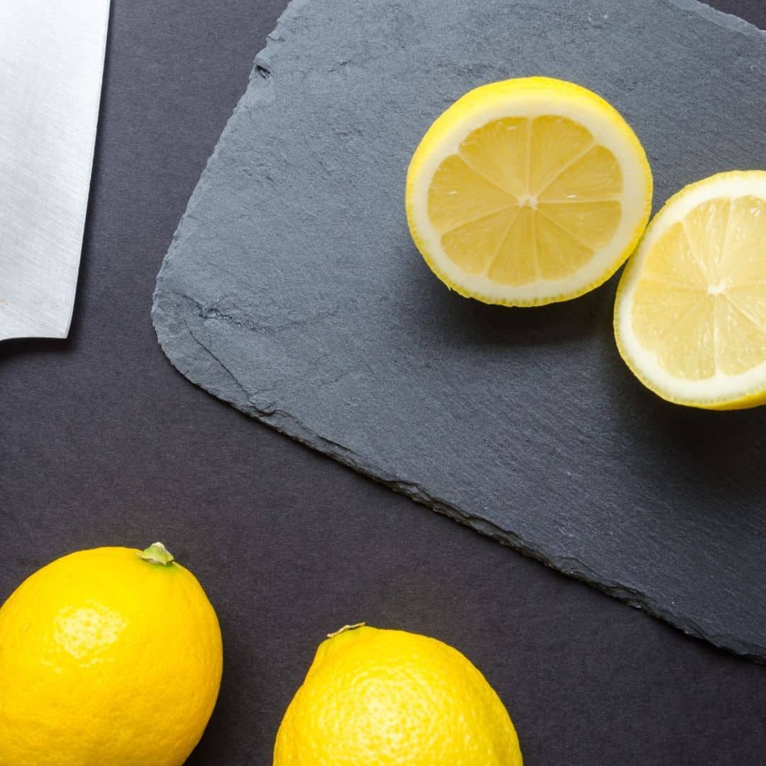 Cut lemon