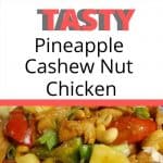 Chicken pieces with Pineapple Cashew Nut and peppers