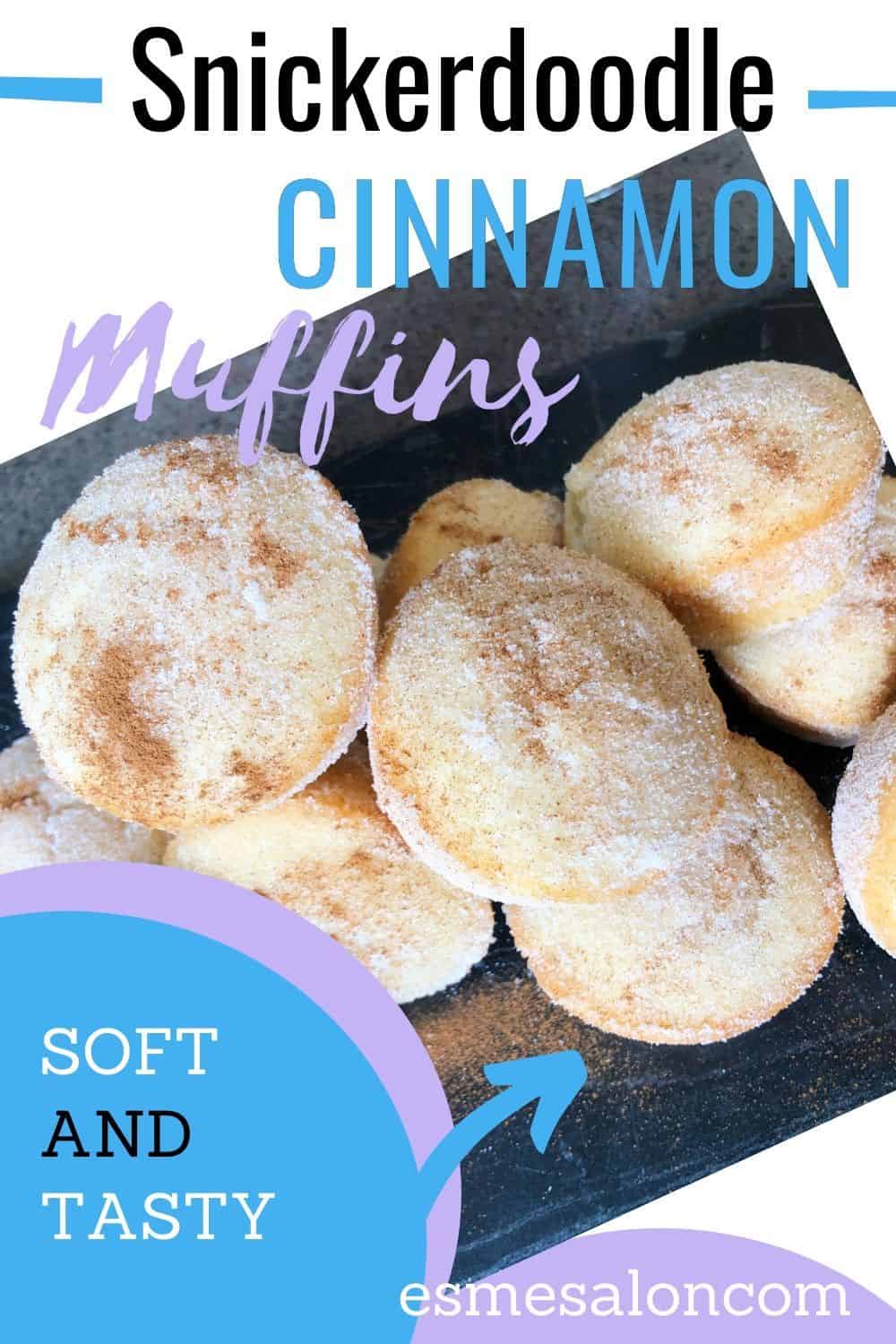 Snickerdoodle Cinnamon Muffin coasted with sugar