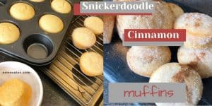 Snickerdoodle Cinnamon Muffin coasted with sugar and some still in the muffin pan