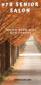 You have a choice, which road will you travel through the woods.