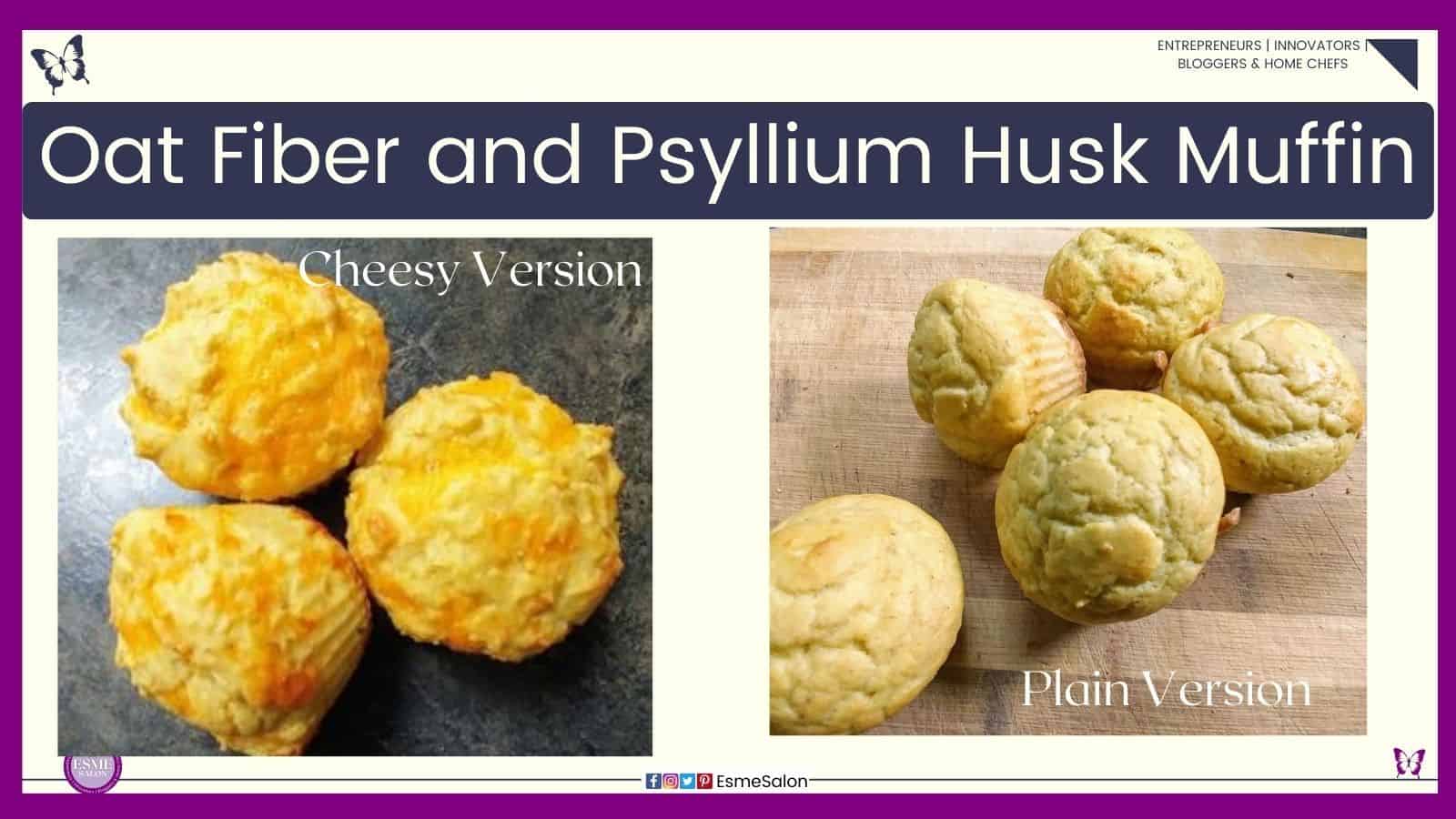 Oat Fiber and Psyllium Husk Muffins • Esme Salon