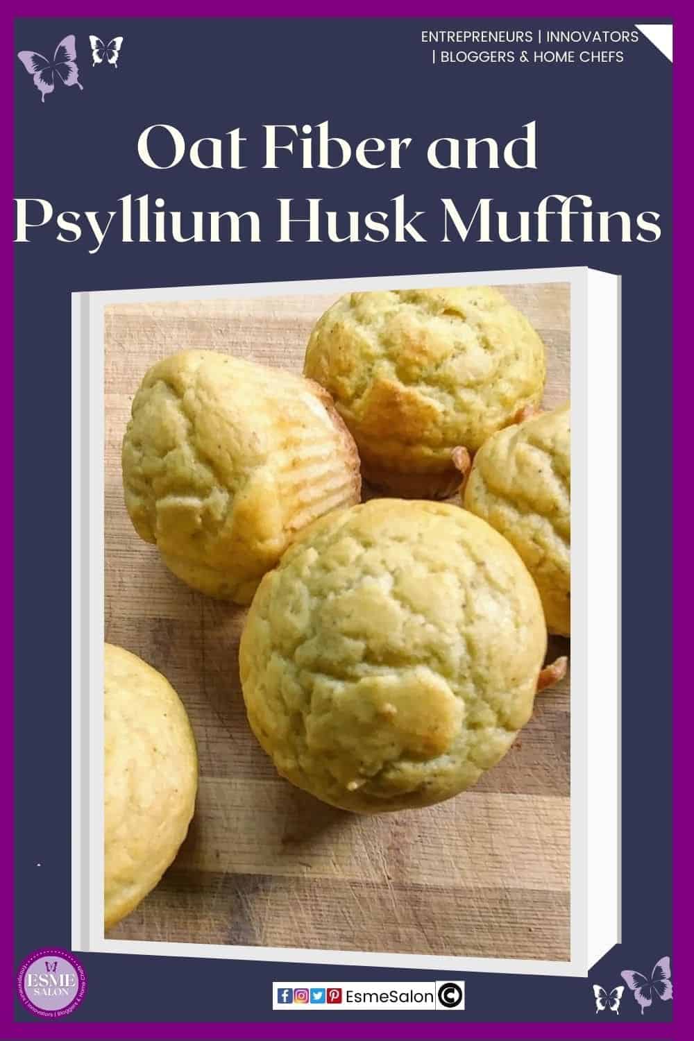 Oat Fiber and Psyllium Husk Muffins • Esme Salon