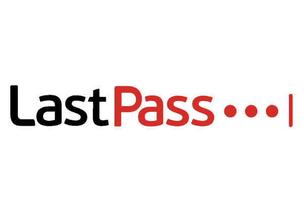 LastPass logo in black and red