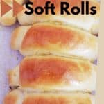 8 Soft Garlic Bread rolls on a serving tray