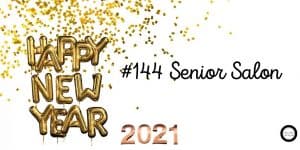 Happy New Year image made with golden balloons for 2021