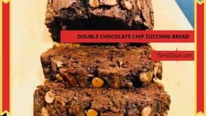 Zucchini Bread with chocolate chops and nuts