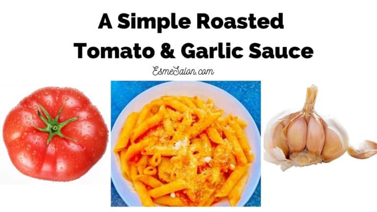 Homemade roasted tomato and garlic sauce with Arrabbiata pasta