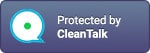 Cleantalk Image on purple background with white lettering