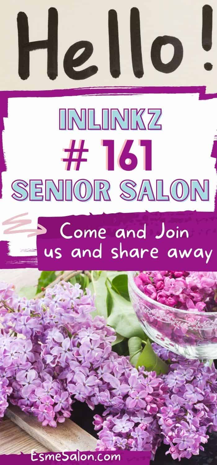 Spring flowers announcing Monday InLinkz Join us at 161 Senior Salon