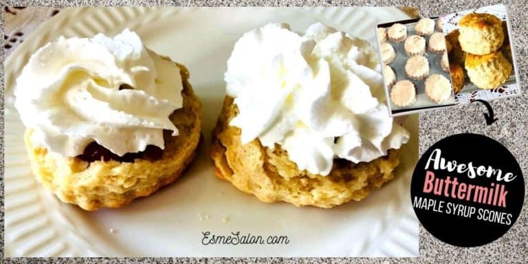 Buttermilk Maple Syrup Scones