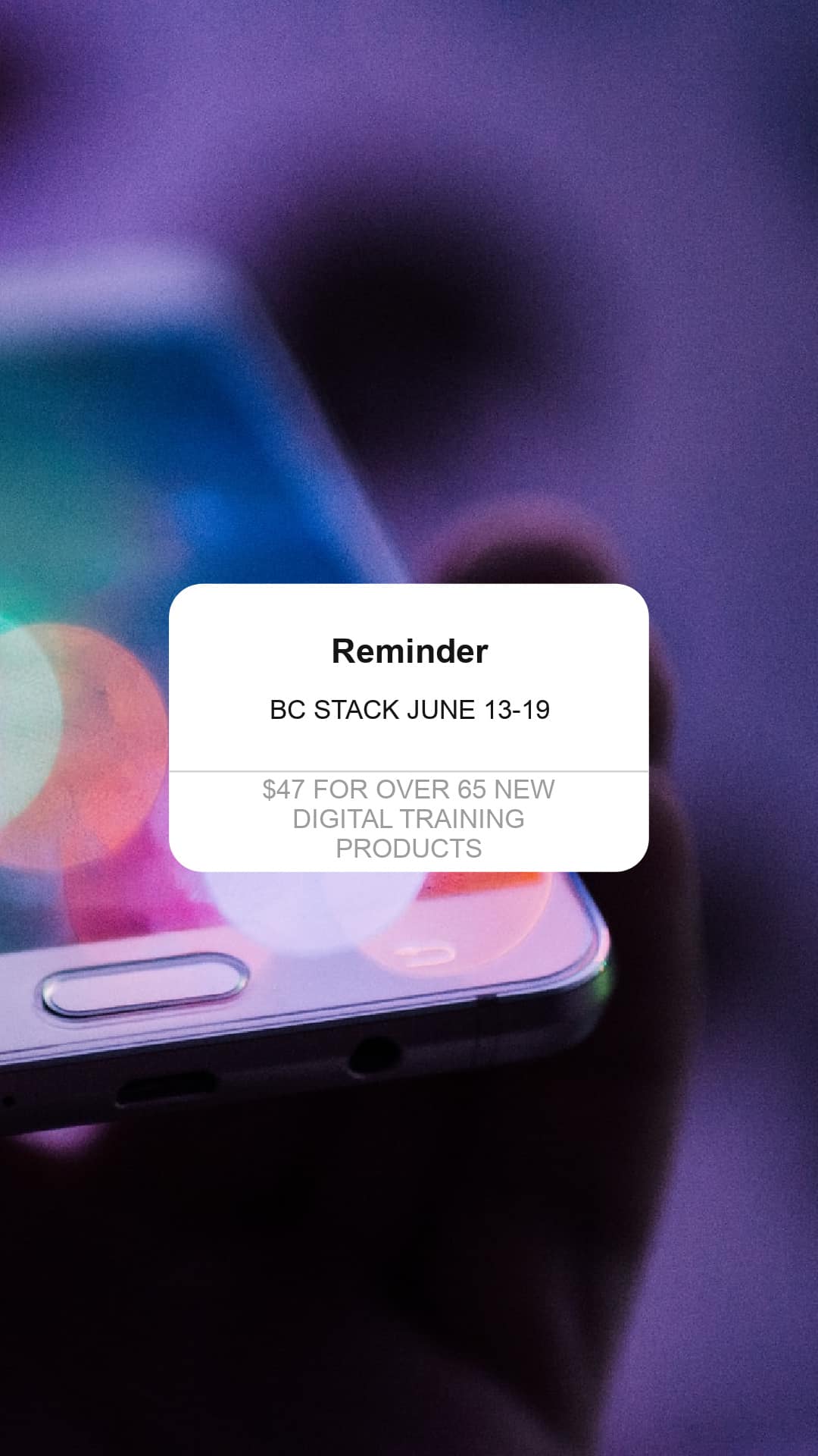 Last reminder for BC Stack 2021 