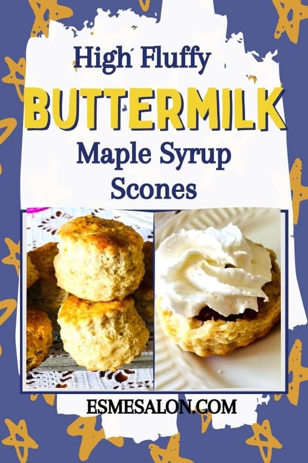 Tasty buttermilk scones with jam and cream