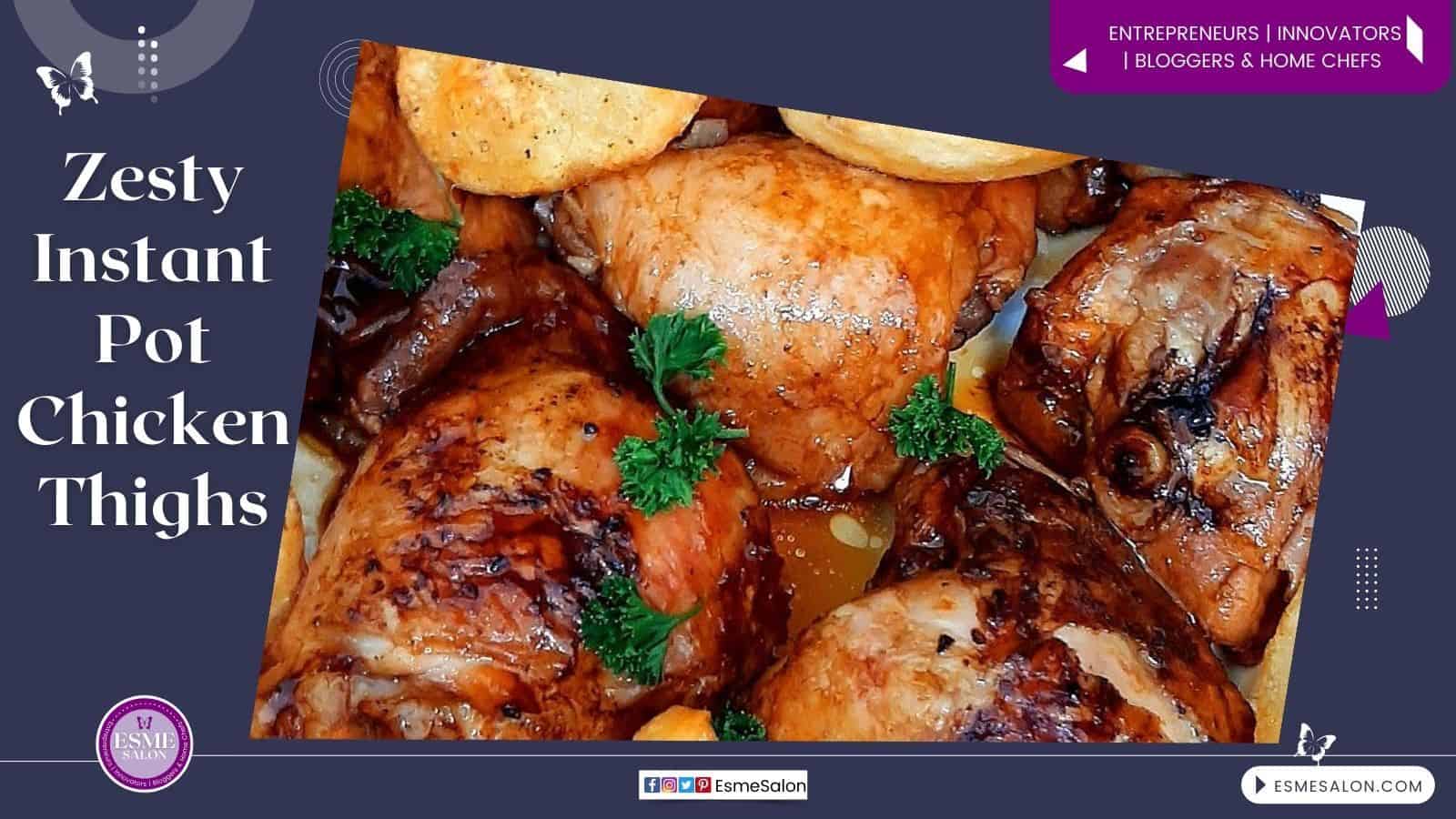 An image of Chicken thighs with potatoes
