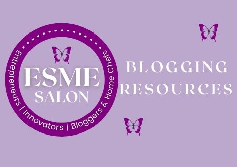 Logo for Esme Salon  Blogging resources