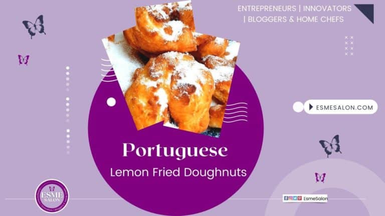 Lemon Fried Doughnuts with lots of sugar added to the top