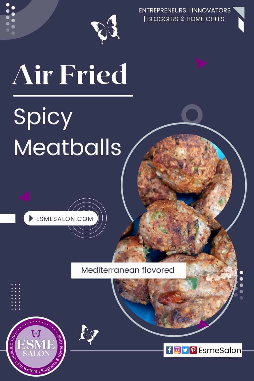 Fried Meatballs with chopped coriander and spices