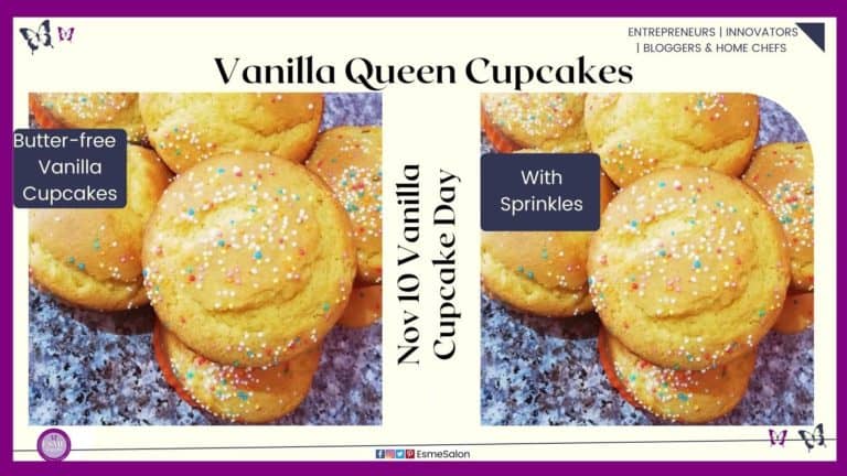 Vanilla Queen Cupcakes